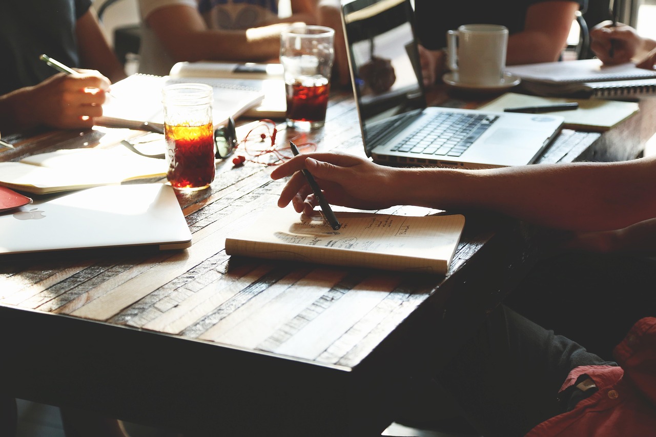 Business professional workspace